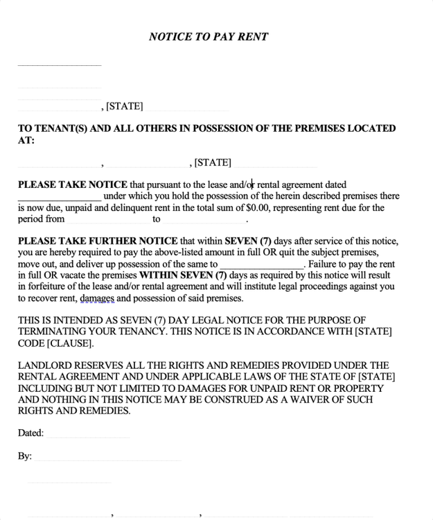 new mexico eviction notice template sample create in a few slicks
